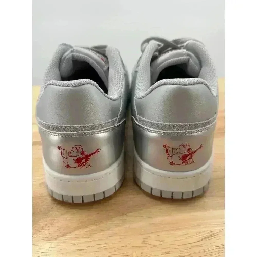 True Religion Jones Court Silver‎ Emboss Casual Sneaker Men’s Size 10 New